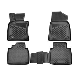 Lexus ES Floor Mats - Omac - Rubber TPE - Black - 2018